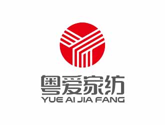 钟炬的粤爱家纺logo设计