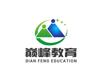 张青革的巅峰教育logo设计