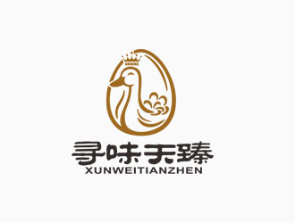 郭庆忠的寻味天臻logo设计