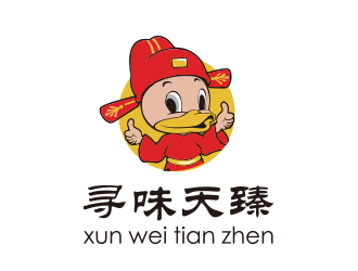 孙金泽的寻味天臻logo设计