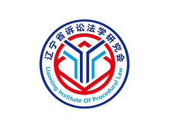 周金进的辽宁省诉讼法学研究会会徽对称LOGOlogo设计