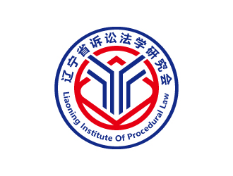 周金进的辽宁省诉讼法学研究会会徽对称LOGOlogo设计