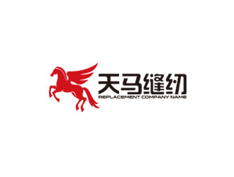 钟炬的天马缝纫机商标logo设计