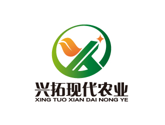 陈智江的兴拓现代农业logo设计