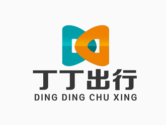 朱兵的丁丁出行logo设计