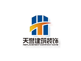 钟炬的九洲天誉建筑装饰公司logo设计