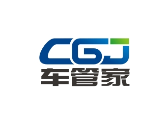 曾翼的车管家（CGJ）logo设计