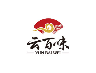 钟炬的云百味快餐店祥云logologo设计