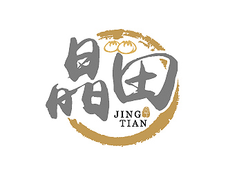 彭波的晶田粤菜餐厅标志logo设计