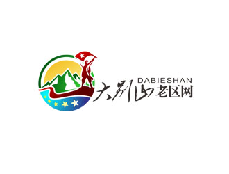 郭庆忠的《大别山老区网》logo设计