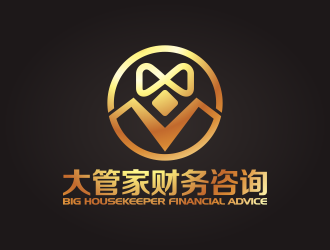 何嘉健的衡阳市大管家财务咨询有限公司标志logo设计