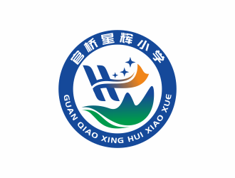 林思源的南安市官桥星辉小学logo设计