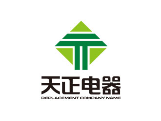 钟炬的天正电器logo设计