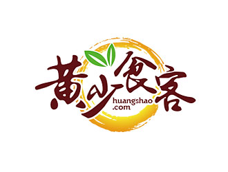 钟炬的黄少食客 小吃吉祥物卡通标志logo设计