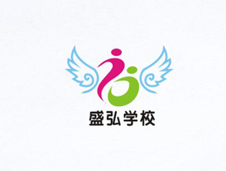 李泉辉的石家庄盛弘学校（教育）logo设计