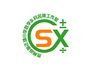 秦晓东的贵州省董正强小学数学乡村名师工作室logologo设计