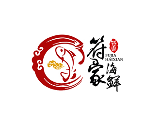 潘乐的符家海鲜酒楼餐饮logologo设计