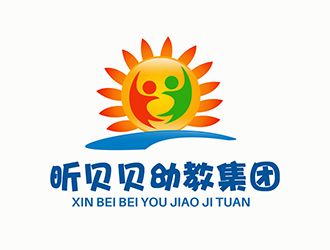 潘乐的幼儿教育培训多彩logologo设计