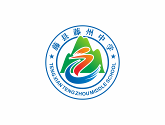 何嘉健的藤县藤州中学logo设计