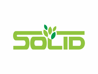 林思源的solid植物补光产品logo设计