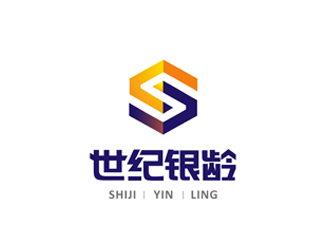 郑国麟的世纪银龄生物医疗科技logo设计