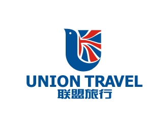 曾翼的联盟旅行英国旅游公司商标logo设计