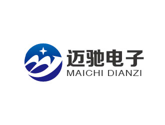 李贺的迈驰电子logo设计