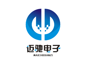 黄俊的迈驰电子logo设计