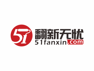 何嘉健的翻新无忧logo设计