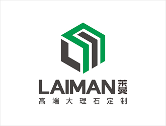 唐国强的莱曼大理石logo设计