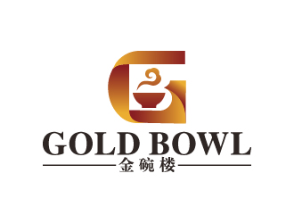 叶美宝的Gold Bowl 中文：金碗楼logo设计