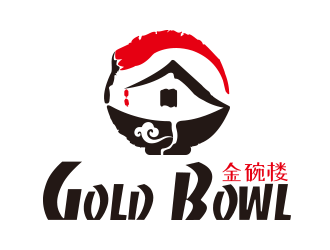 向正军的Gold Bowl 中文：金碗楼logo设计