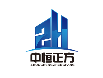 王晓野的四川中恒正方建筑劳务有限公司logo设计