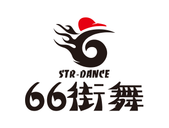 向正军的66街舞logo设计