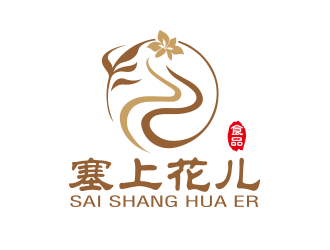 向正军的宁夏塞上花儿食品有限公司logo设计