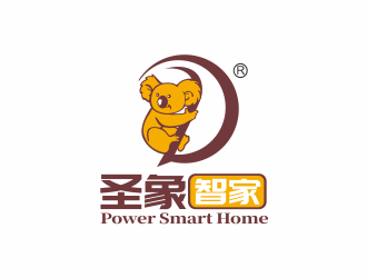 林思源的圣象智家 Power Smart home智能家居企业logologo设计