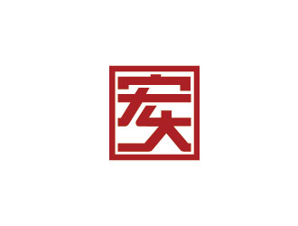 李贺的宏大建材商标设计logo设计