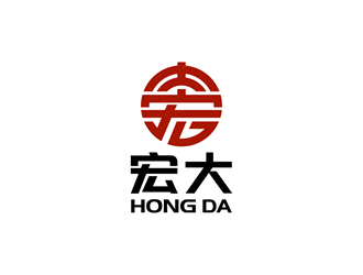 安冬的宏大建材商标设计logo设计