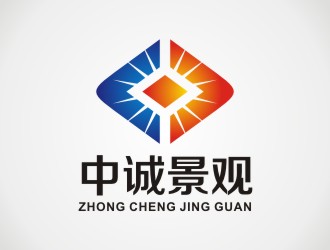 李泉辉的中诚景观logo设计