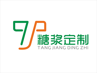 唐国强的糖浆定制logo设计