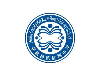 李泉辉的获嘉县凯旋路小学  校徽标志设计logo设计