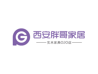 张俊的西安胖哥家居logo设计