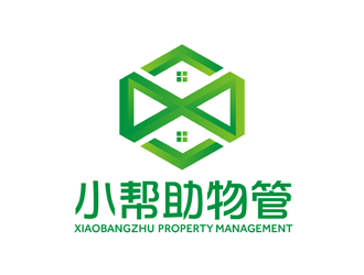 谭家强的东莞市小帮助物业管理有限公司logo设计