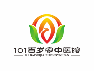 何嘉健的101百岁家中医馆或国医馆logo设计