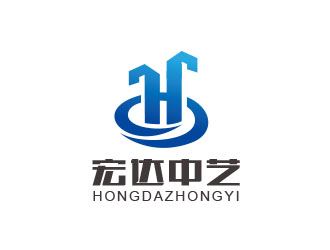 朱红娟的北京宏达中艺建筑装饰工程有限公司logo设计