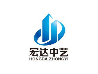 北京宏达中艺建筑装饰工程有限公司logo设计