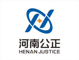 唐国强的河南公正logo设计