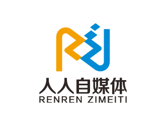 叶美宝的人人自媒体logo设计