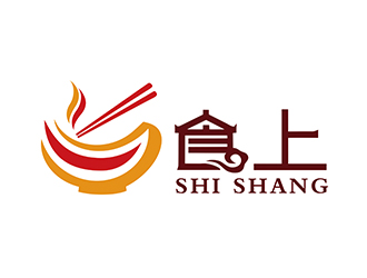 潘乐的食上logo设计