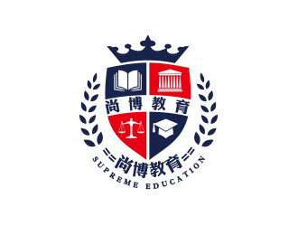 孙金泽的尚博教育（Supreme Education)logo设计